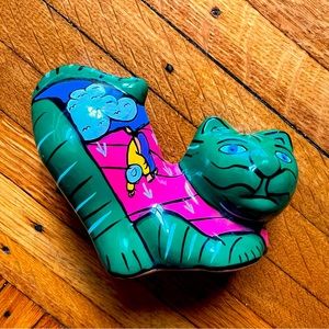 Decorative Mexican Cat Sculpture